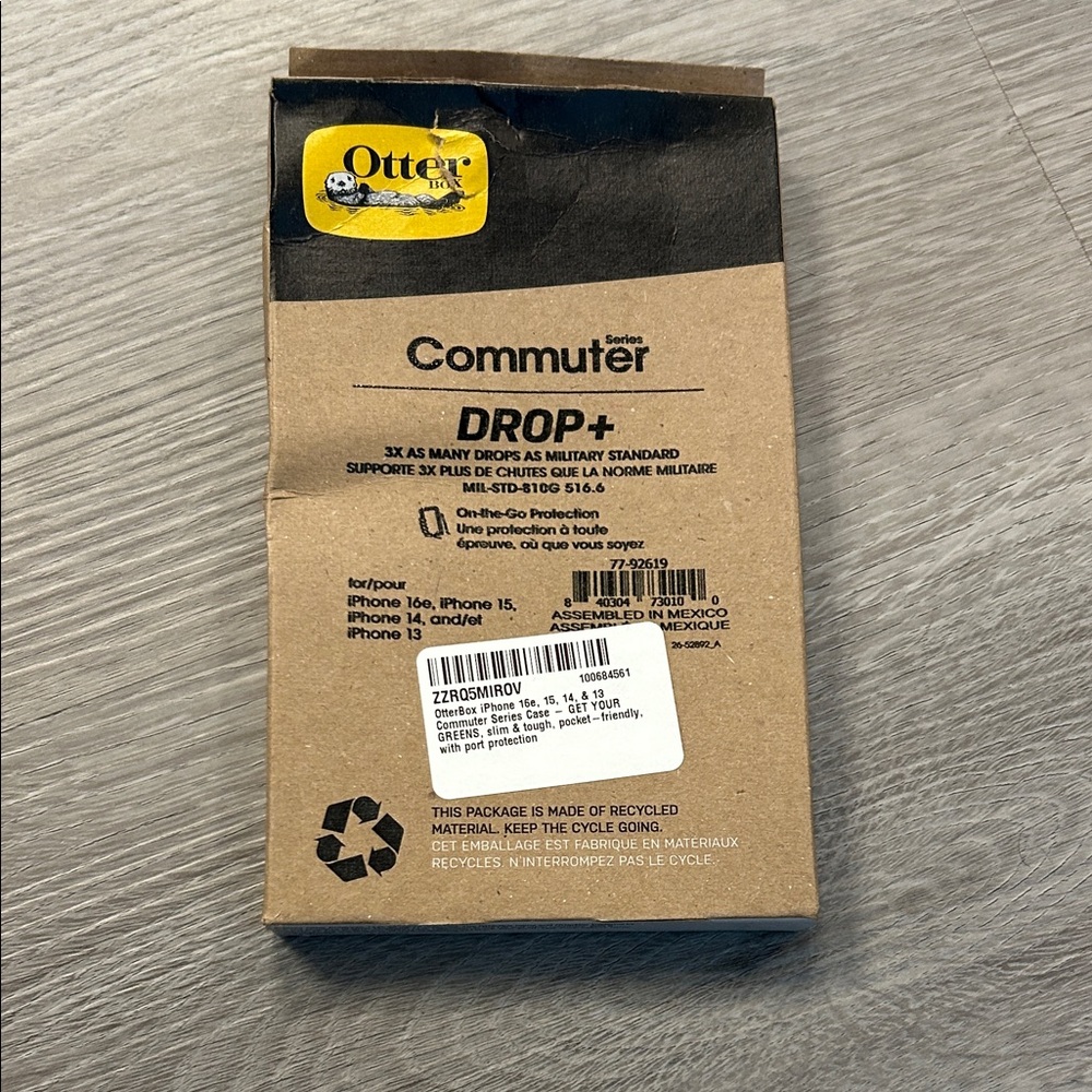 OtterBox Commuter Series Drop+ Case for iPhone 13, 14, 15 & 16e